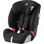 BRITAX RÖMER Kindersitz 9-36 kg EVOLVA 1-2-3 SL SICT, optimierter Seitenaufprallschutz für Kinder (Gruppe 1/2/3), 9 Monate bis 12 Jahre, Cosmos Black