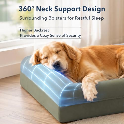 Image of XL Orthopedic Waterprood Dog Bed for Extra Large Size Dogs