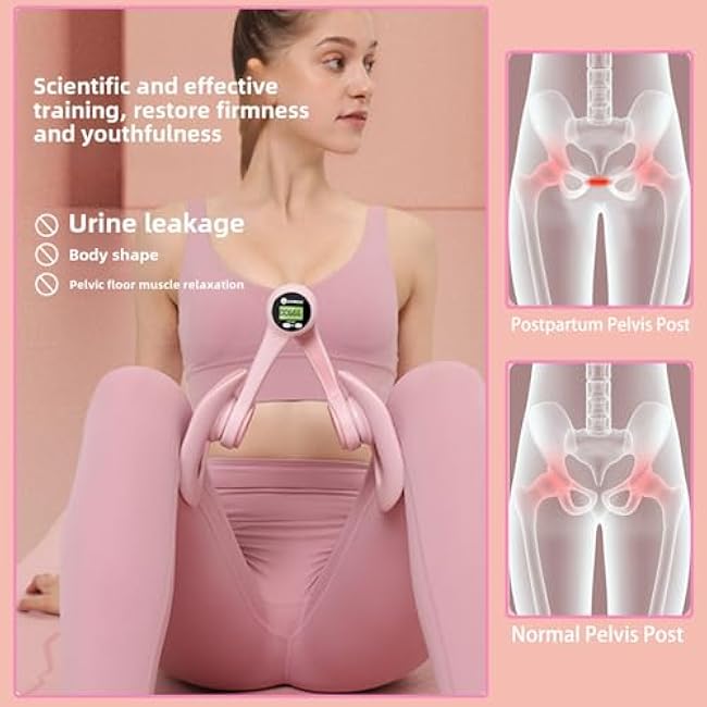 Thigh Master Thigh Exerciser for Women ¨C Pelvic Floor Exercise Devices for Home Fitness, Leg & Hip Toner for Postpartum Recovery, Strength Training & Slimming