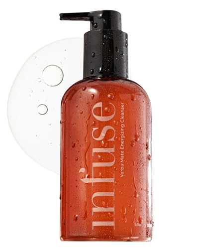 Infuse Skin Yerba Mate Energizing Cleanser | Gentle Foaming Face Wash for Sensitive Skin | Hydrating & Purifying Antioxidant Cleanser | Removes Makeup | 150ml