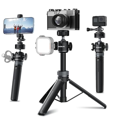 Mobilife Small Camera Tripod Multifunctional Vlog 2 in 1 Tripod S...