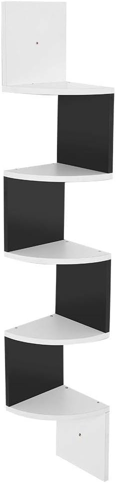 mensola ad angolo per camera da letto