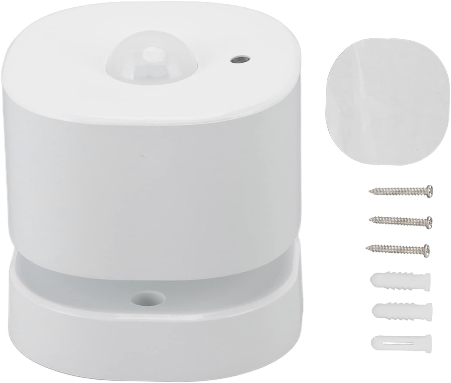Smart PIR Motion Sensor Wireless APP Remote Control Human Body Detector with Real Time Monitoring for Home Security Office Building Outdoor Indoor Use ABS Material 58.5x56x56mm
