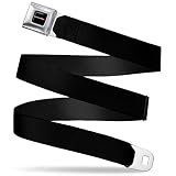 Buckle-Down Seatbelt Belt Dodge Black XL