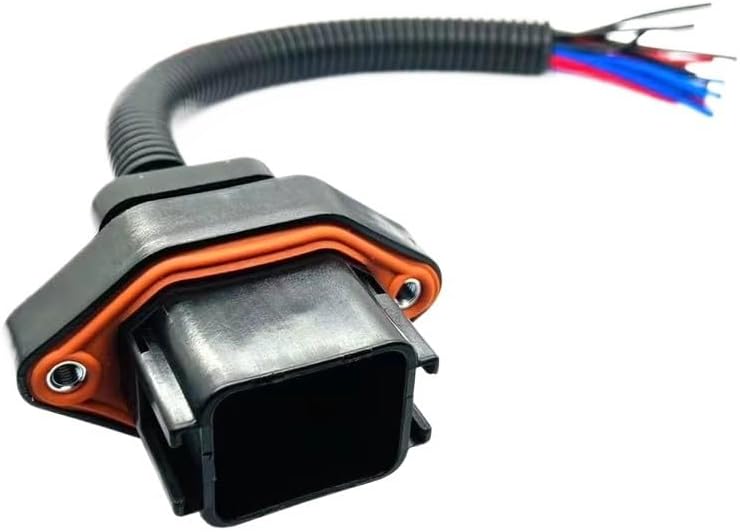 Cars Connectors 1 Set 18 Pin 02-18PB 06-18 Engine Fuel Injector Plug Water Proof Male Female Socket(18p Male)