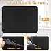 FICOFISE Super Absorbent Quick Dry Draining Mat, 2 Pcs 30x40cm - Anti Slip Washable Dish Drainer Mat for Kitchen Counter, Coffee Machine Mat for Home Bar Pub Worktop (Black)