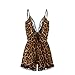 Produktbild ALISIAM Damen Dessous Sexy BH+Unterwäsche Set Leopard Schwarz Spitze Bikini Korsett Nachtwäsche, Frauen Bodysuit Lace Unterhose Babydoll Nachthemd Strumpfhosen Womens Underwear