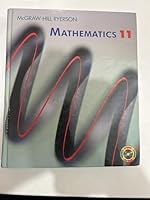 Mcgraw-Hill Ryerson Mathematics 11 0075529106 Book Cover