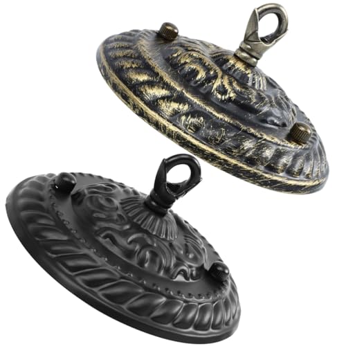 Kit rosace de lustre vintage pour sublimer l'ambiance lumineuse de votre salon