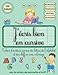 J'écris bien en cursive: Cahier d'écriture cursive des lettres de l'alphabet et des chiffres avec coloriage, pour les enfants des maternelles et du CP