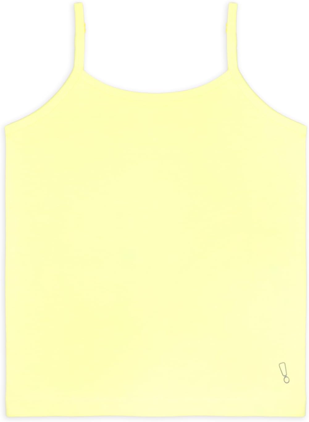 Inner Camisoles for Girls | Basic Colors | Regular Fit | 100% Cotton | Soft & Stretchy | Adjustable Straps