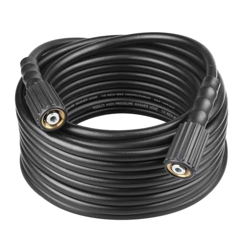 TOOLCY Pressure Washer Hose, 3400 PSI, 25 ft 1/4