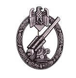 WW2 World War 2 German Wehrmacht Anti-Aircraft Gun Eagle Oak Leaf Badge Pin