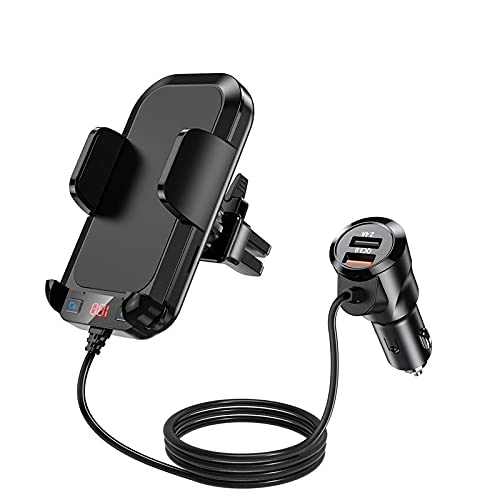 YONGYAO Caricabatteria da Auto Lettore MP3 Bluetooth Ricevitore Trasmettitore FM Supporto per Cellulare a Mani libere