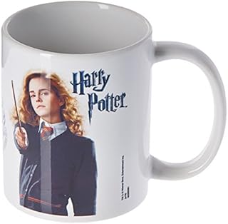 Harry Potter Ceramic Mug with Photograph of Hermione Granger and Hogwarts Crest in Presentation Box - Official Merchandise