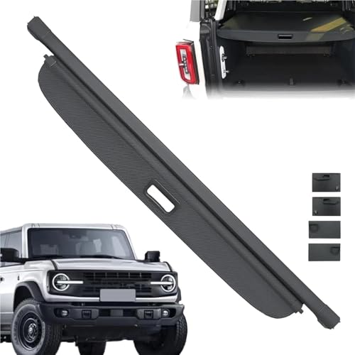 Cubierta de carga para evitar miradas en maletero de Ford Bronco 2