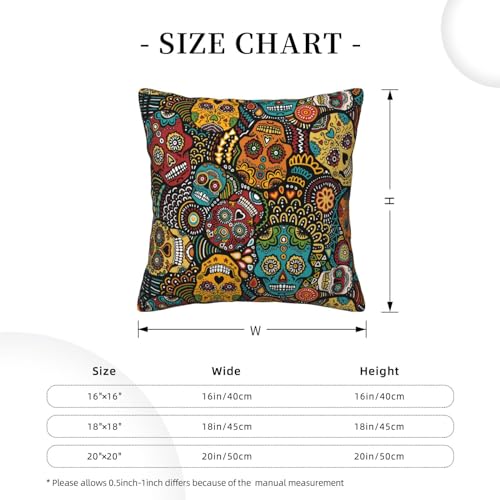 Housses de coussin en velours côtelé imprimé crânes de style chic - 5
