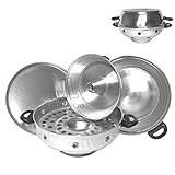 Churrasqueira Multiuso Vigorosa Para Fogão 4 Em 1 N30 Bolo Pão Pizza Grelhados Churrasco Tacho...