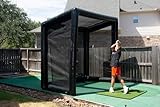 10x10x6FT Inflatable Golf Hitting Bay with Impact Net | Indoor/Outdoor Foldable Golf Practice Enclosure | Self-Supporting PVC Inflatable Simulator for Adults, Camps, Clubs & Courses