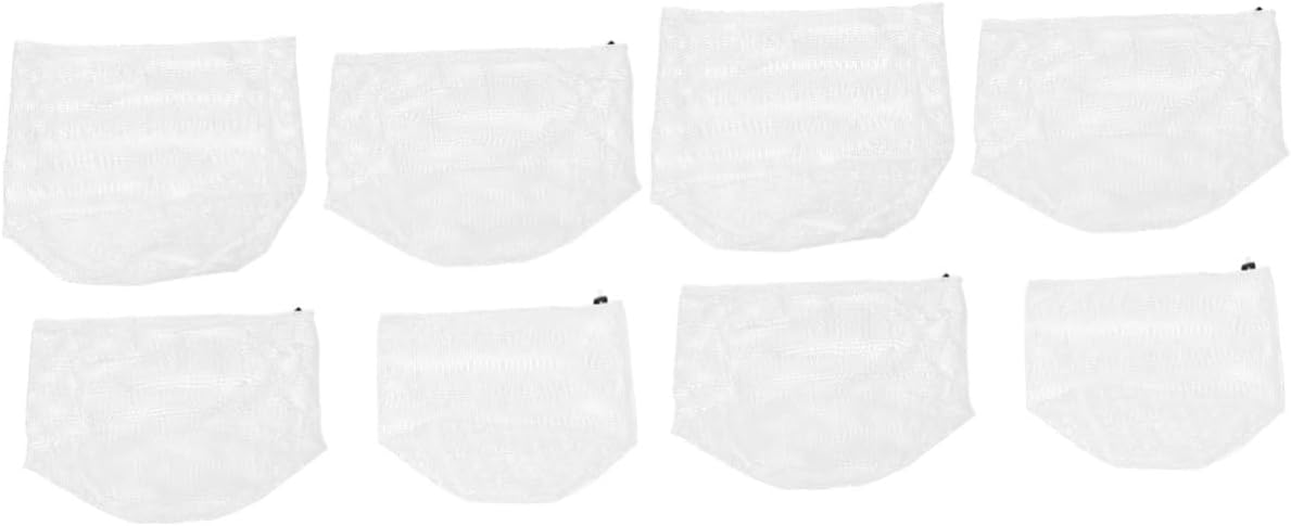 PRETYZOOM 2sets Mesh Laundry Bags with Drawstring Wash Bags for Delicate Clothing for Camping College and Home Storage Protects Fabrics During Machine Wash 4pcs*2