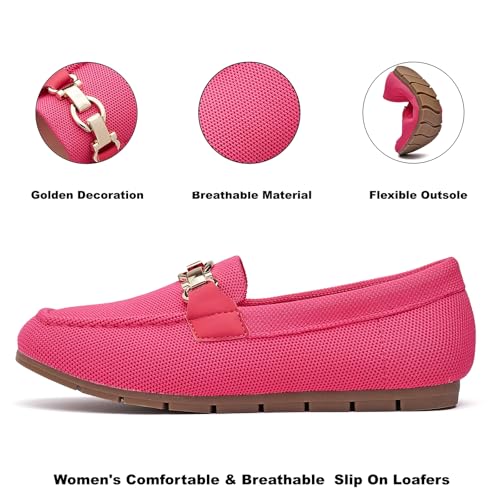 Image of Cvistpieo Loafers for Women Business Casual Shoes Comfortable & Lightweight Penny Loafers Slip On Work Flats