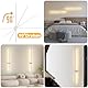 ZMH Wandlampe LED Wandleuchte Innen - Modern Flurlampe 100CM Lang Treppenhauslampe Warmweiß 3000K Schwenkbar Bettlampe Wandbeleuchtung für Flur Treppenhaus Schlafzimmer Wohnzimmer Küche Kinderzimmer