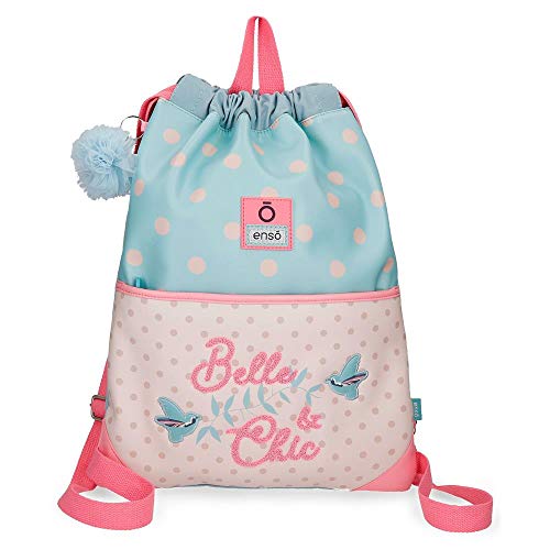 Enso Belle and Chic mochila Saco Multicolor 35x46 cms PVC