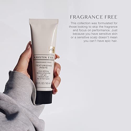 Kristin Ess Hair Fragrance Free Texturizing Paste For Style Definition + Texture, Hair Styling Pomade For Men And Women, Soft Grit, Medium Hold, Vegan, 3 Oz #TOP5
