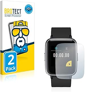 brotect 3D Curved Screen Protector compatible with Willful Fitness Tracker 1.3" (2 Pack) - Full Screen Coverage