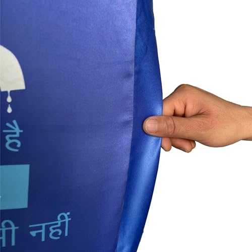Image of Swayam 20 Litre Bottle Cover for Home & Office | Bottle Protector | Lace Closure at Bottom | Machine Washable | Environment Friendly | Digitally Printed | 42cm x 42cm x 30cm