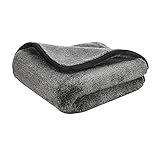 GTF Paños de limpieza de coche de microfibra, 1200 g/m², toalla de secado ultra gruesa de microfibra para coche y hogar, lavado y detalles de 16 x 16 pulgadas (1 paquete)