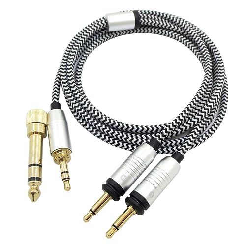 Câble Focal Elegia double jack 3.5mm vers adaptateur 6.35mm - 4
