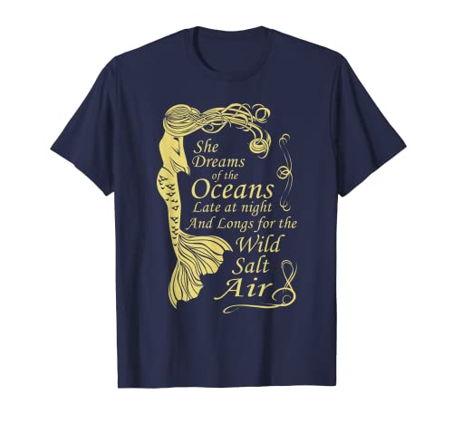 Mermaid Maiden - Ella sueña con los océanos - Camiseta Trending Now Camiseta