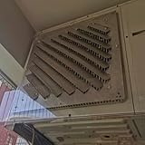 Cubierta de aire acondicionado para unidades exteriores, deflector para protección de condensador de CA, guía de viento antisoplado directo, pantalla de rejilla para salida de aire