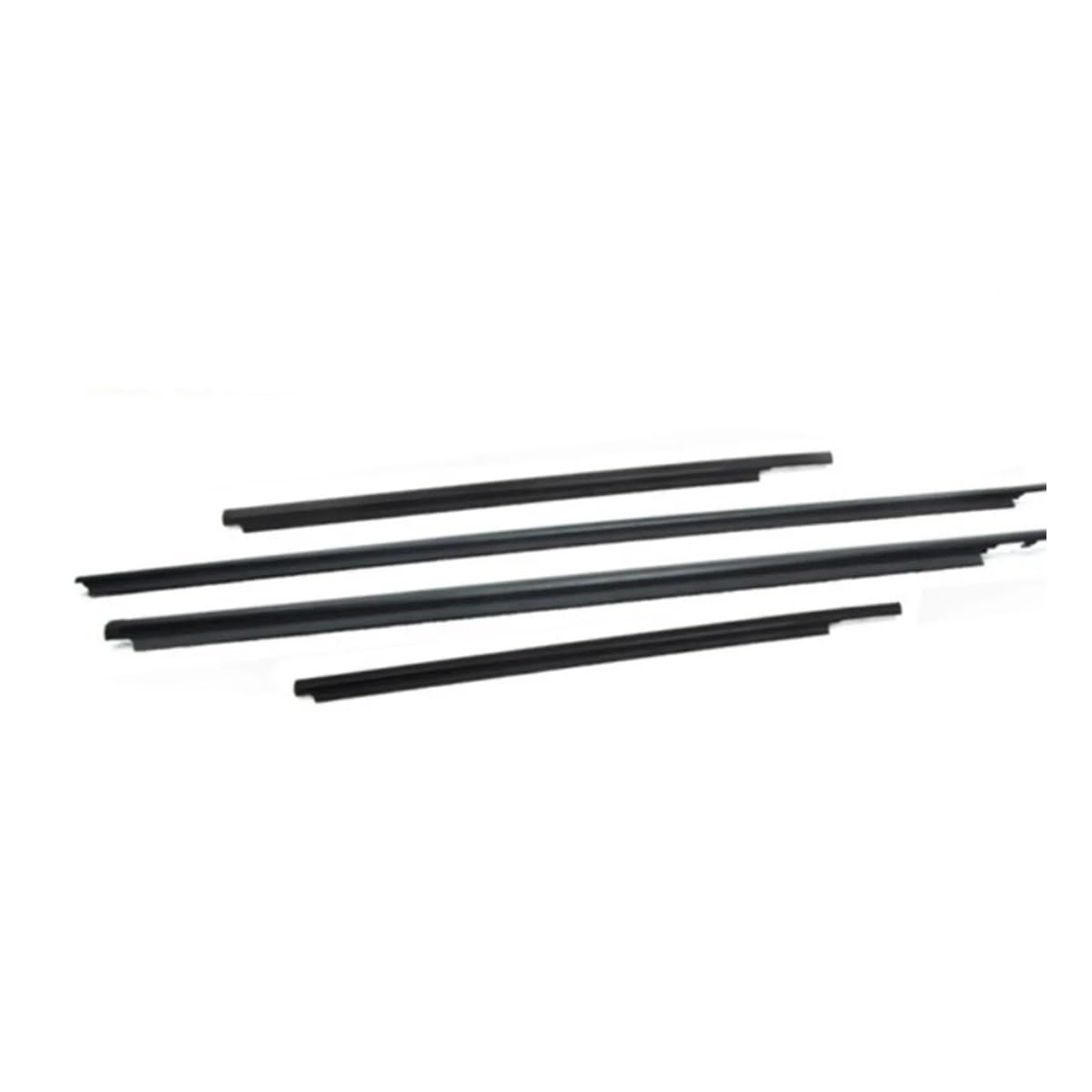 Mltlkppvng One Color Car Seal Strip For Toyota For Vios 2008-2013 4Pcs/Set Car Outer Windows Rubber Weatherstrip Seal Belt Exterior Moulding Trim