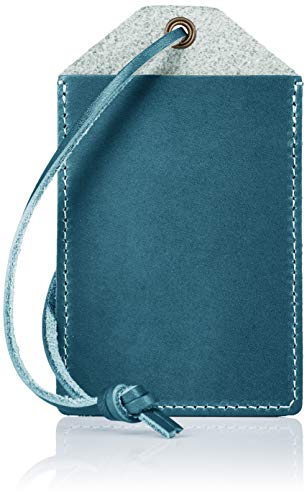 Étui en cuir Tochigi bleu marine de taille unique pour ranger vos essentiels