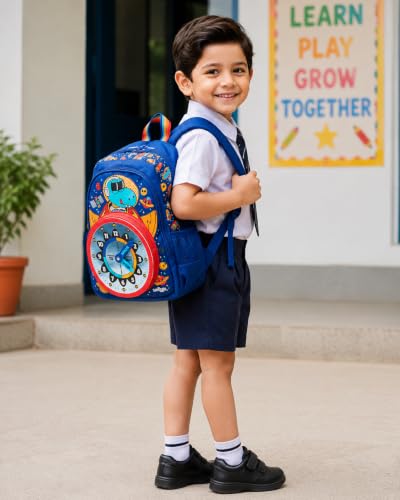 Image of School Backpack for Kids, Adjustable Padded Straps, SMIGGLE Bags for Stylish Durable Backpack Shoulder School Bags for Birthday Gift for children Tuition Bag