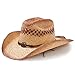 Stetson Men's Shapeable Straw Cowboy Hat, Sweated, Small