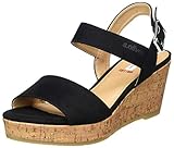 Red Label s.Oliver Damen 5-5-28334-24 Riemchensandalen, Schwarz (Black 001), 38