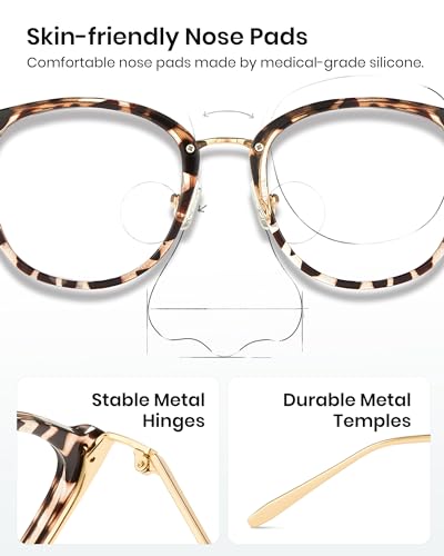 Image of Cyxus Blue Light Glasses for Women Men Stylish Computer Glasses Reduce Eye Strain UV Protection for Screen
