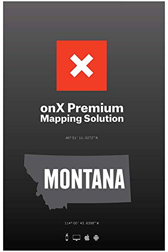 HUNT Montana Public/Private Land Ownership Topo Maps for Garmin GPS by onXmaps