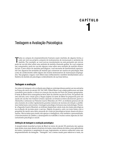 Testagem e Avaliação Psicológica: Introdução a Testes e Medidas