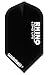 US Darts Winmau Rhino Black Slim Dart Flights - 3 Sets (9 Flights)