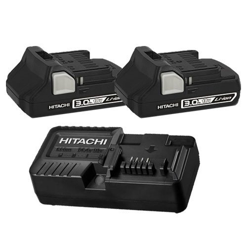 Hitachi18v Slide On Lithium Ion 3 0ah Battery With Battery