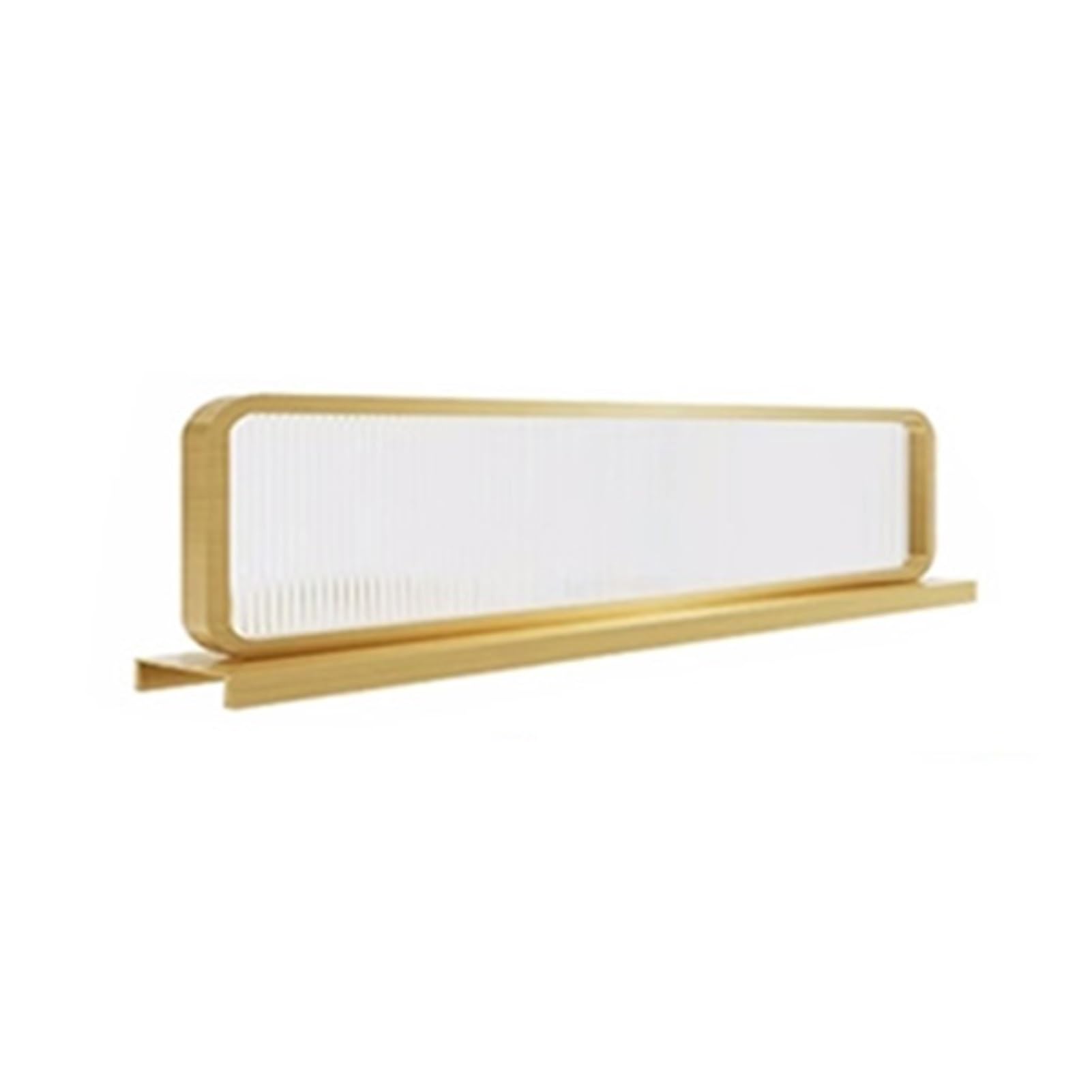 LWJSOCP Office Bar Countertop Partition SemiTransparent Desk Divider Panel Iron Table Separator for Restaurants & CafesPrivacy Screen for Workspaces