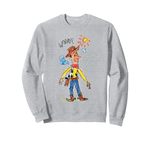 Image of Disney and Pixar's Toy Story Sheriff Woody Crayon Drawing Sweatshirt