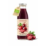 GranarBio Bio Cranberry Direktsaft, 100 Prozent Frucht, nicht aus Konzentrat, herb-fruchtiger...