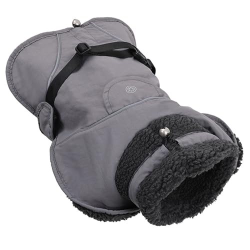 Abrigo de invierno impermeable aislado para perro, con hebillas antideslizantes para condiciones climáticas, chaleco de nailon para invierno