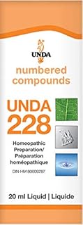 UNDA - UNDA 228 Numbered Compounds - Homeopathic Preparation - 20 ml Liquid
