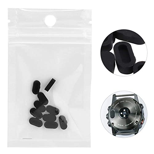 Conjunto de plugue antipoeira, capas de plugue de silicone para relógio inteligente capas de plugue